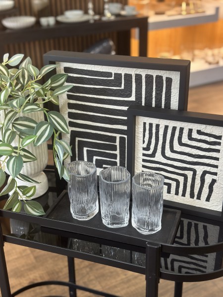 Wave Lines Longdrinkgläser 6er Set 280ml
